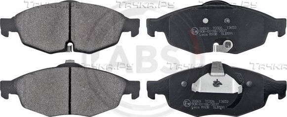 Тормозные колодки ABS. Артикул 38869