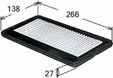 Воздушный фильтр JS Asakashi. Артикул A9306
