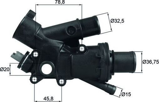 Термостат Mahle Behr. Артикул TH 43 83