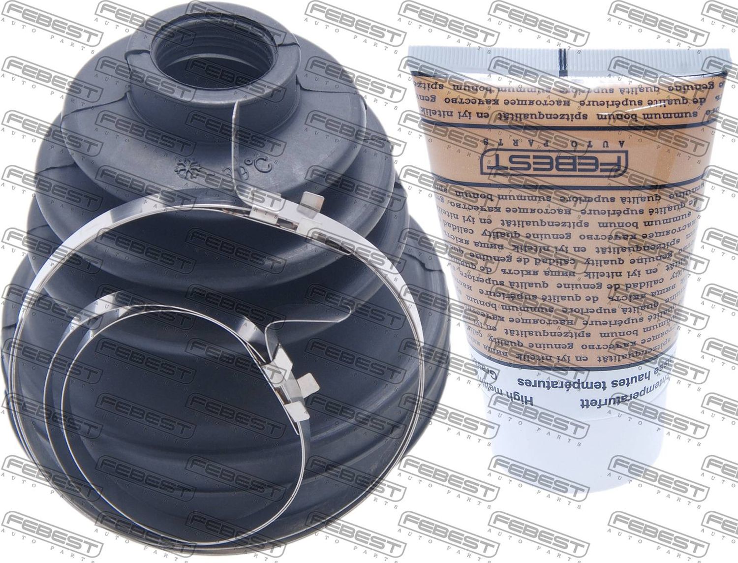 Пыльник ШРУСа внутренний Febest (NBR (бутадиен-нитрильный каучук)). Артикул 0215-P12QG16T