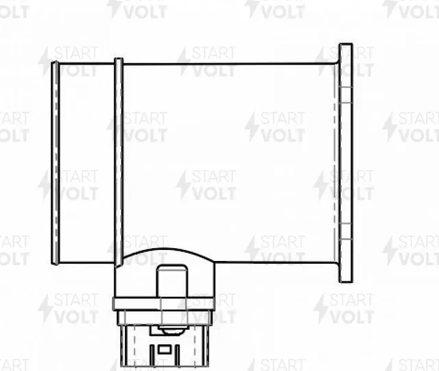 Датчик масс.расх.воздуха для а/м Nissan Patrol Y61 (97-) 3.0TDi/Maxima (00-) 2.0i (VS-MF 1406) (Startvolt). Артикул vs-mf-1406