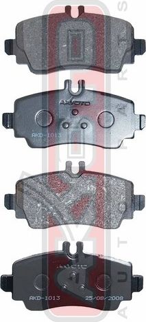Тормозные колодки Akyoto Packing AKYOTO передние для Mercedes-Benz E-Класс II (W210, S210) 1996-2003. Артикул AKD-1013