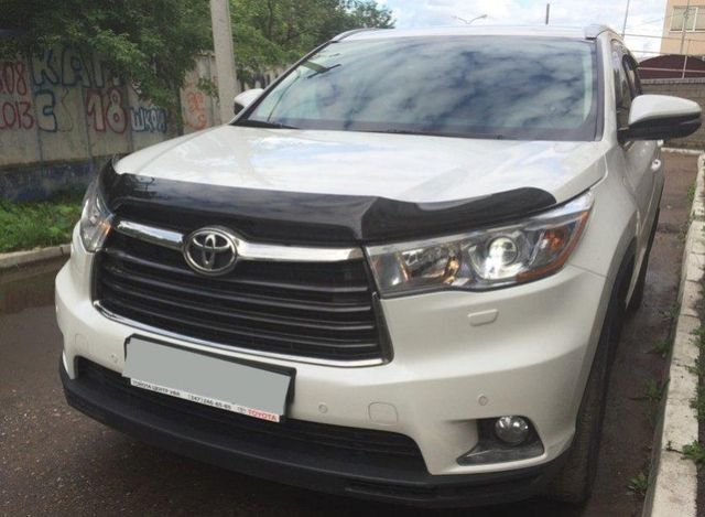 Дефлектор SIM для капота Toyota Highlander III 2014-2026. Артикул STOHIG1412