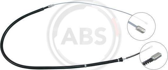 Трос ручника (тросик ручного тормоза) ABS. Артикул K18406