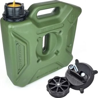 Канистра ТехноХим Экстрим Драйв 5 л Хаки (Набор с креплением). Артикул kanDr5Haki-KIT