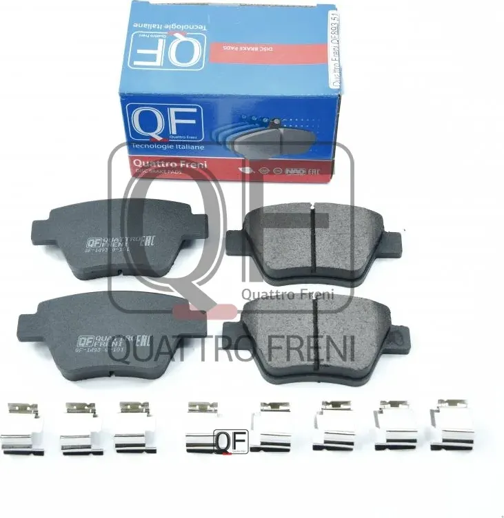 Колодки тормозные дисковые к-т (Quattro Freni). Артикул QF89351