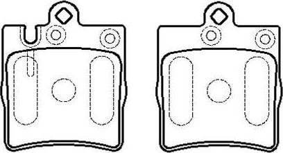 Тормозные колодки HSB. Артикул HP9534