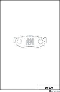 Тормозные колодки MK Kashiyama. Артикул D1080