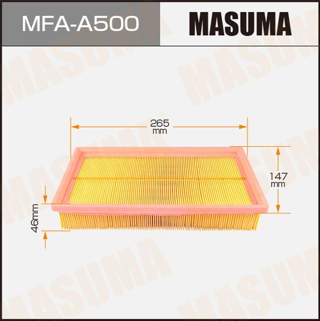 Воздушный фильтр Masuma. Артикул MFA-A500
