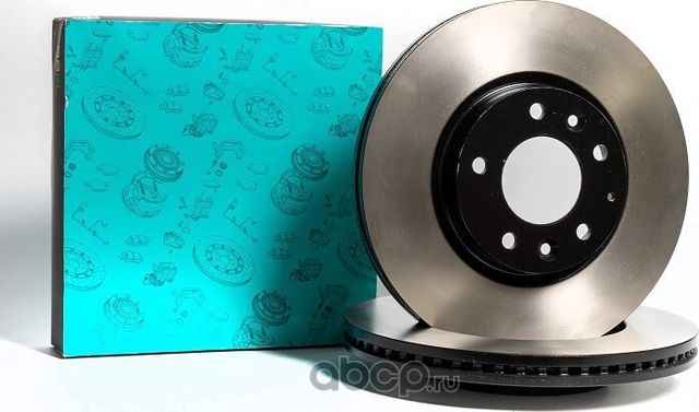 Диск тормозной передний (окрашенный) (Absel). Артикул MZ422008