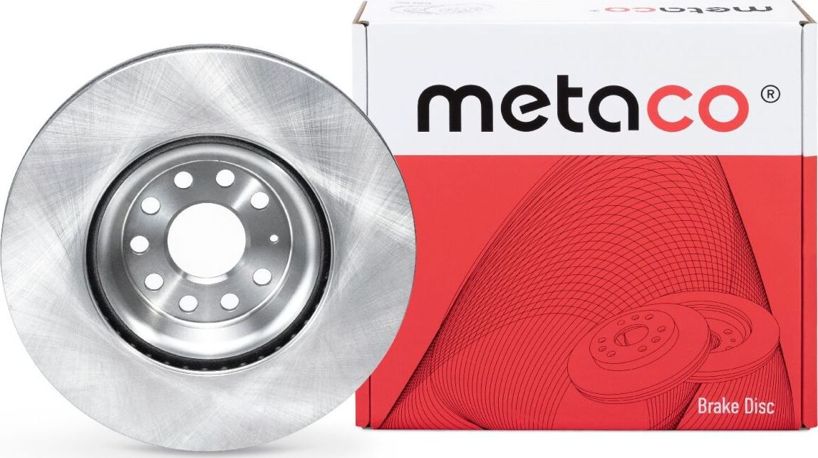 Диск тормозной передний вентилируемый (Metaco). Артикул 3050397