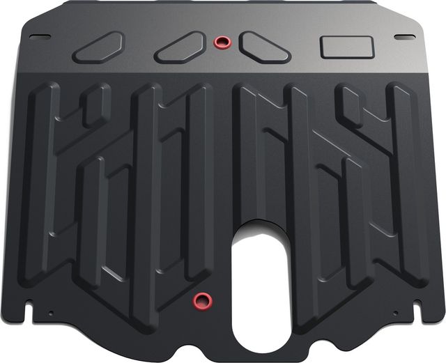 Защита АвтоБРОНЯ для картера и КПП Kia Sorento II рестайлинг 2012-2020. Артикул 111.02823.1