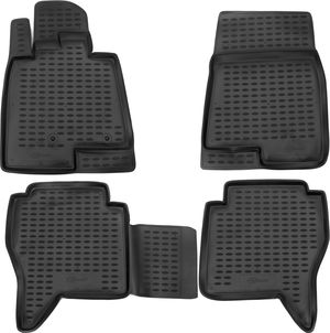 Коврики Format c повышенной износостойкостью для салона Mitsubishi Pajero IV (V80) 2006-2025. Артикул FORMAT.35.16.210
