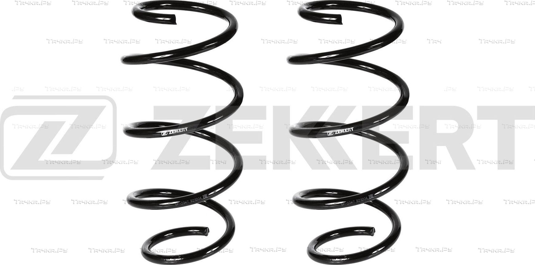 Пружина подвески Zekkert передняя для Volkswagen Golf VII 2012-2026. Артикул SF-2347