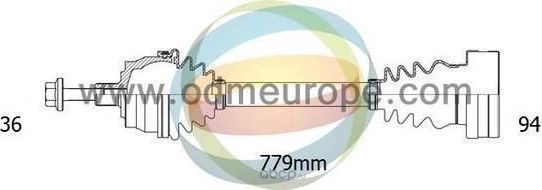 18-212900 полуось прав Golf-V 1.4 MКПП (ODM). Артикул 18212900