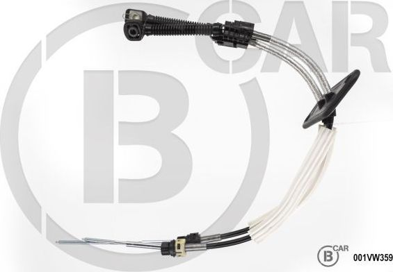 Трос переключения передач КПП B CAR для Volkswagen Transporter T5 2006-2015. Артикул 001VW359
