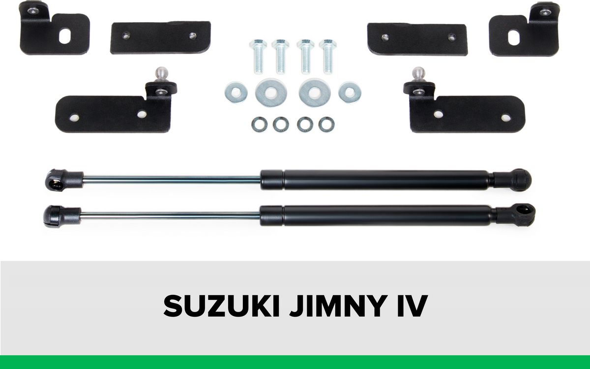 Амортизаторы (упоры) капота Pneumatic для Suzuki Jimny IV 2019-2026. Артикул KU-SZ-JM04-00