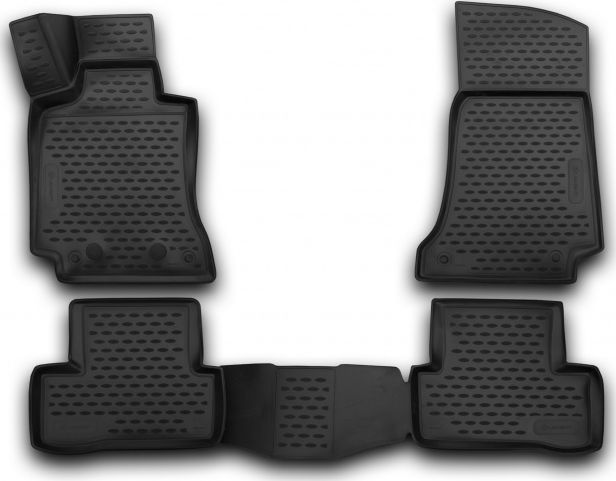 Коврики Element 3D для салона Mercedes-Benz С-Класс W205 седан 2014-2026. Артикул NLC.3D.34.32.210k