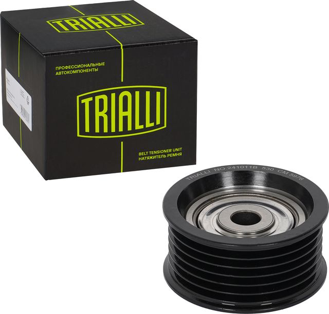 Натяжной ролик (натяжитель) приводного клинового зубчатого ремня Trialli. Артикул CM 5976