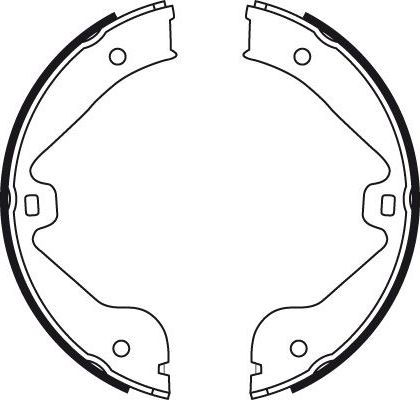 Тормозные колодки TRW. Артикул GS8717