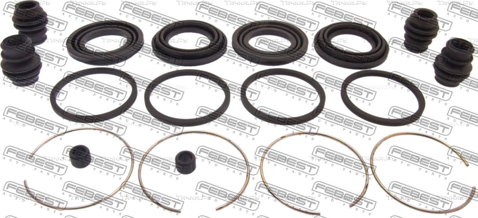 Ремкомплект тормозного суппорта Febest передний для Subaru Legacy II 1995-1999. Артикул 0875-B12F