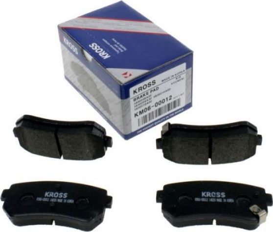 Колодки задние дисковые / 583021GA00. 583021HA00. 583020ZA00. 583022YA30. 58302 (Kross). Артикул KM0600012