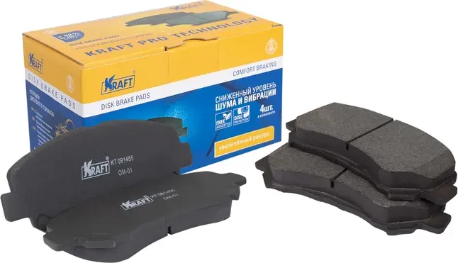 Колодки тормозные NISSAN QASHQAI/X-TRAIL 07- перед. (Kraft). Артикул KT091455