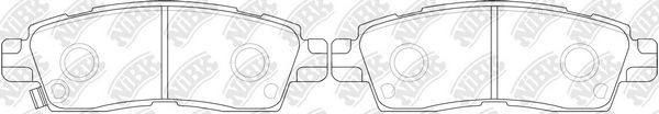 Тормозные колодки NiBK. Артикул PN4802