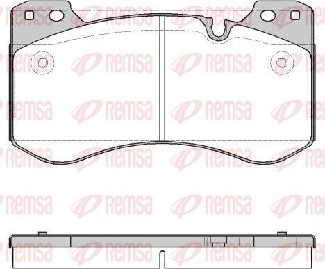 Тормозные колодки Remsa. Артикул 1959.00