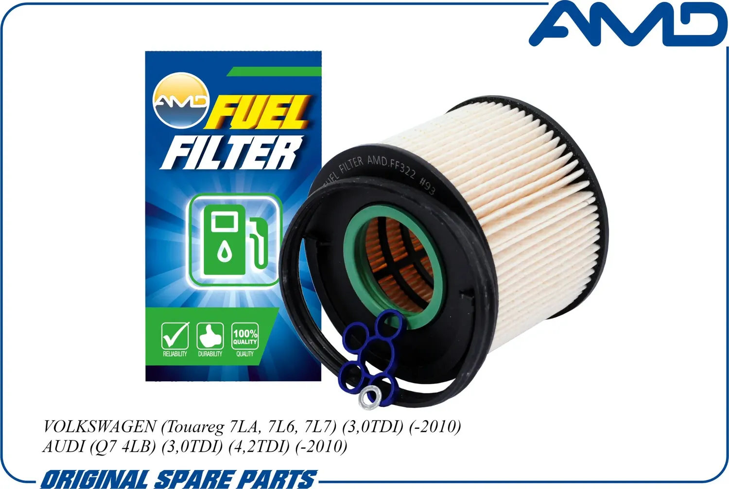 Фильтр топливный (AMD). Артикул AMD.FF322