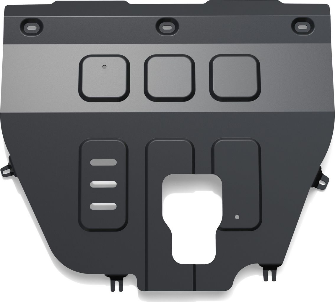 Защита АвтоБРОНЯ для картера и КПП Kia Sorento IV 4WD 2020-2026. Артикул 111.02853.1