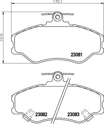 Тормозные колодки Nisshinbo. Артикул NP6016