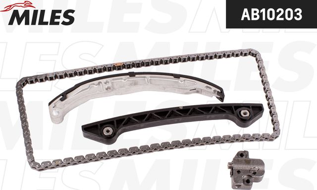 Комплект цепи ГРМ FORD 2.3 07-15 без звездочек (Miles) Miles. Артикул AB10203