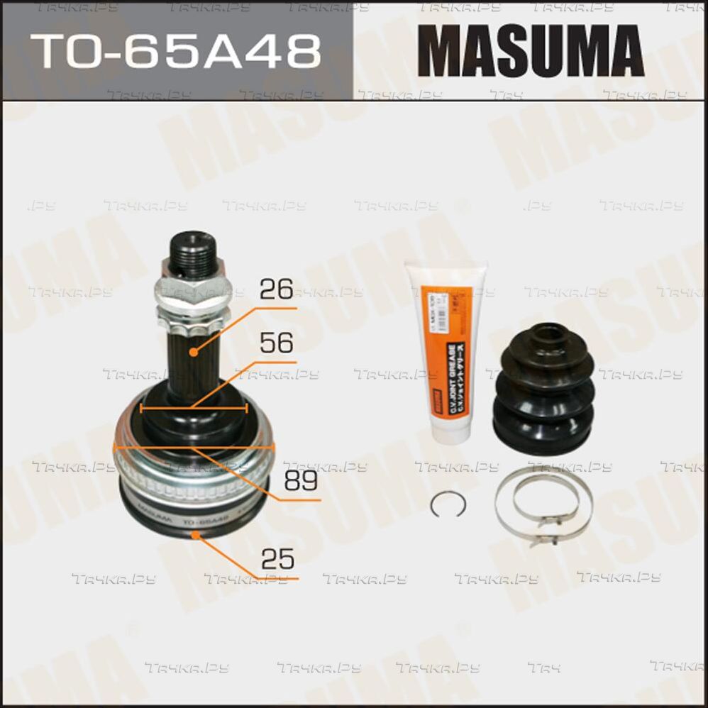 Шрус наружный (граната) Masuma. Артикул TO-65A48