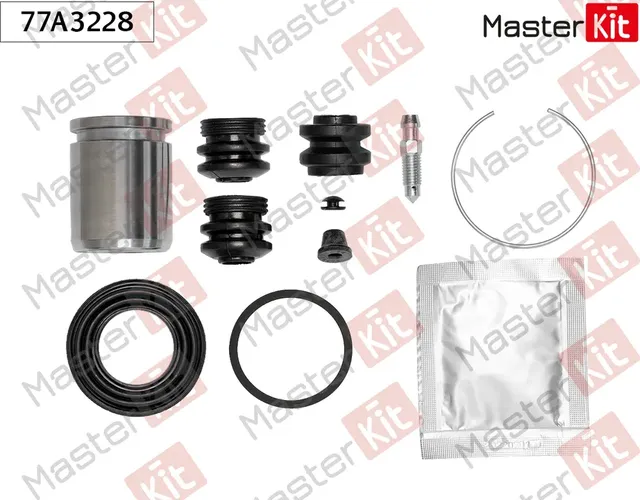 77A3228 Ремкомплект тормозного суппорта+поршень Toyota CAMRY (_V1_) 1991 - 1998 (Master KIT). Артикул 77a3228