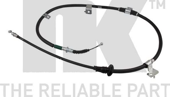 Трос ручника (тросик ручного тормоза) NK для Mitsubishi ASX I 2010-2026. Артикул 9019110