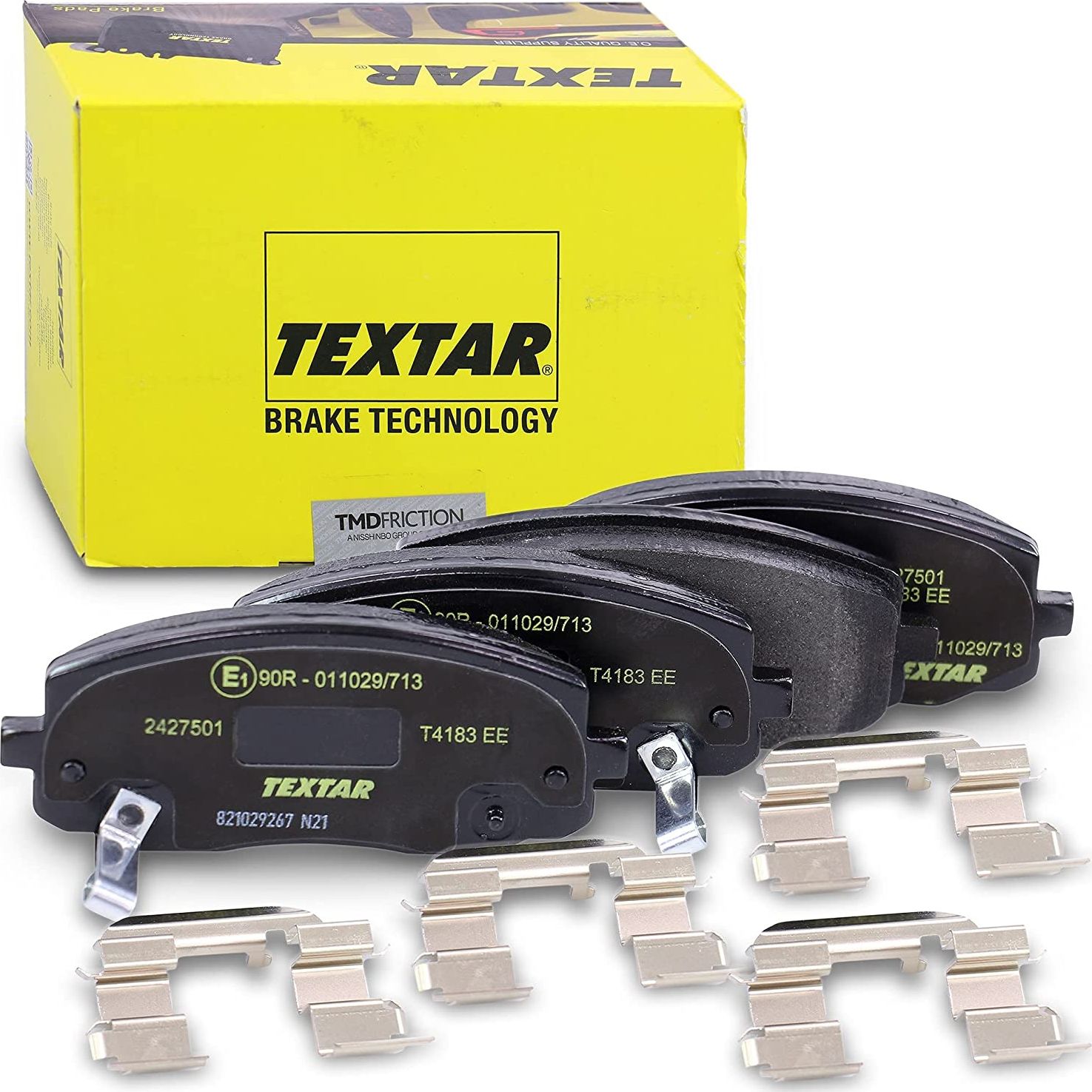 Тормозные колодки Textar Q+. Артикул 2427501