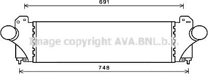Интеркулер AVA. Артикул IV4129