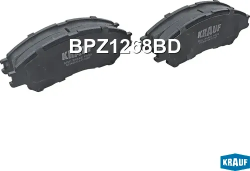 Колодки тормозные дисковые (Krauf). Артикул BPZ1268BD
