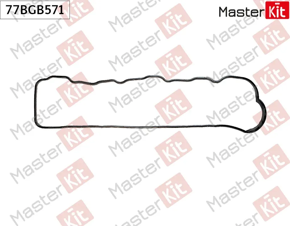 77BGB571 Прокладка клапанной крышки Mitsubishi LANCER VI (CJ-CP_) 4G63 (SOHC 8V) (Master KIT). Артикул 77bgb571