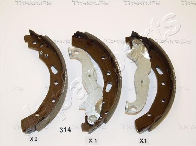 Тормозные колодки Japanparts задние для Mazda 2 II (DE) 2007-2015. Артикул GF-314AF