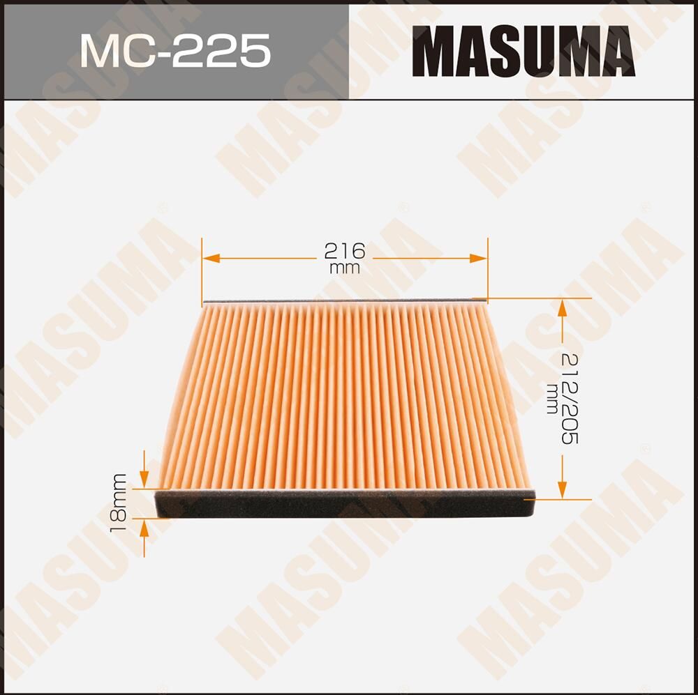 Салонный фильтр Masuma. Артикул MC-225