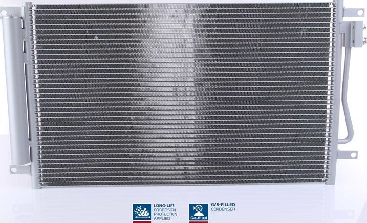 Радиатор кондиционера (конденсатор) Nissens (алюминий). Артикул 940424