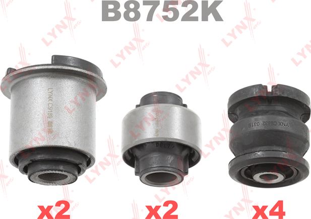 Сайлентблок переднего рычага подвески LYNXauto KIT. Артикул B8752K