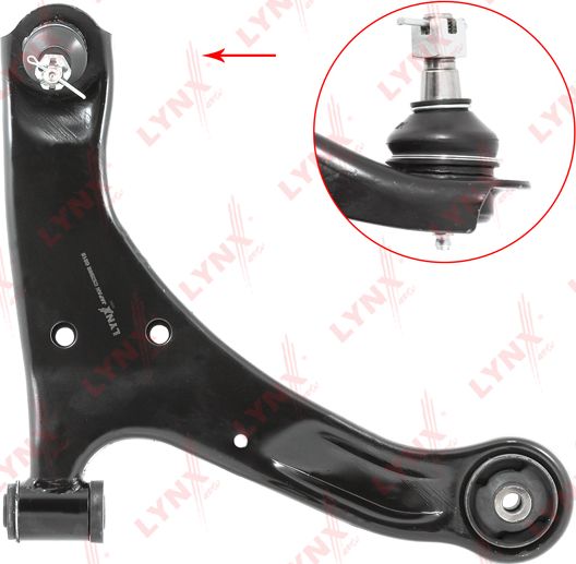 Поперечный рычаг передней подвески LYNXauto. Артикул C5299R