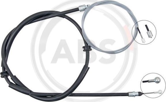 Трос ручника (тросик ручного тормоза) ABS. Артикул K14082