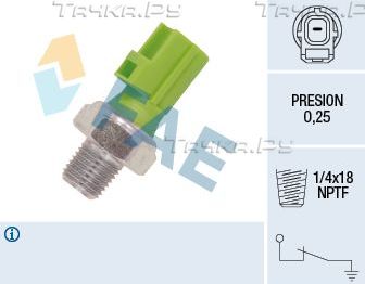 Датчик давления масла FAE для Ford Tourneo Connect I 2002-2013. Артикул 12613