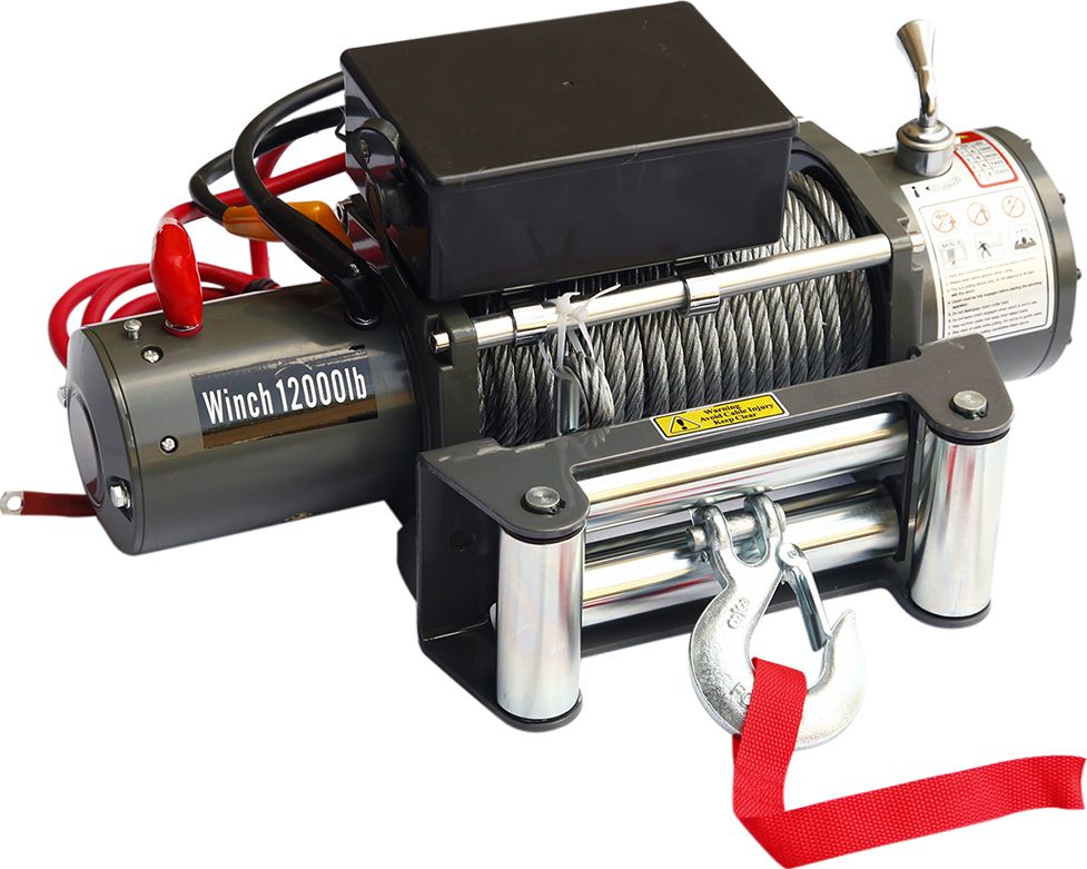 Лебёдка электрическая 24V Electric Winch 12000 lbs 5443 кг (влагозащищенная). Артикул 4636