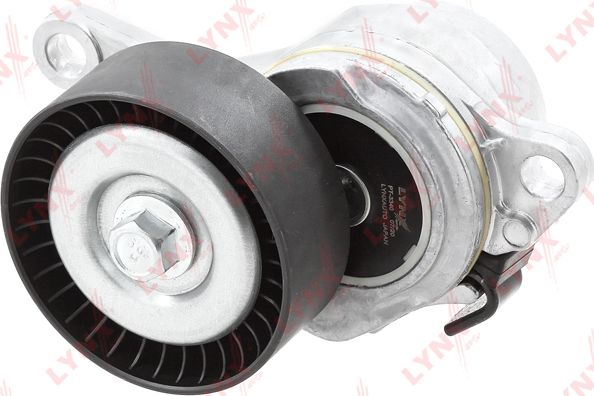 Натяжной ролик (натяжитель) приводного клинового зубчатого ремня LYNXauto. Артикул PT-3340