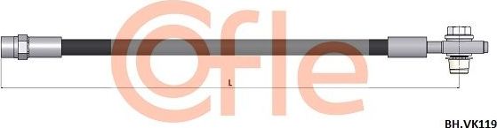 Тормозной шланг Cofle. Артикул 92.BH.VK119
